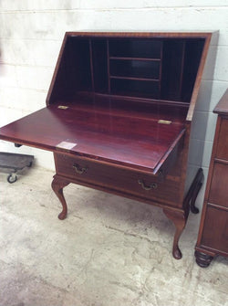 Solid Mahogany Bureau Secretaire | Antique & Vintage | Moonee Ponds Antiques | Australia Wide Delivery