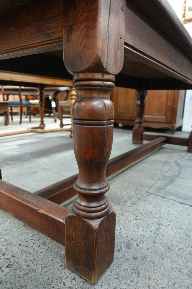 2.4 Meter French Oak Farmhouse Dining Table | Antique & Vintage | Moonee Ponds Antiques | Australia Wide Delivery
