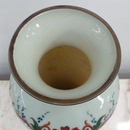 French Milk Glass Vase