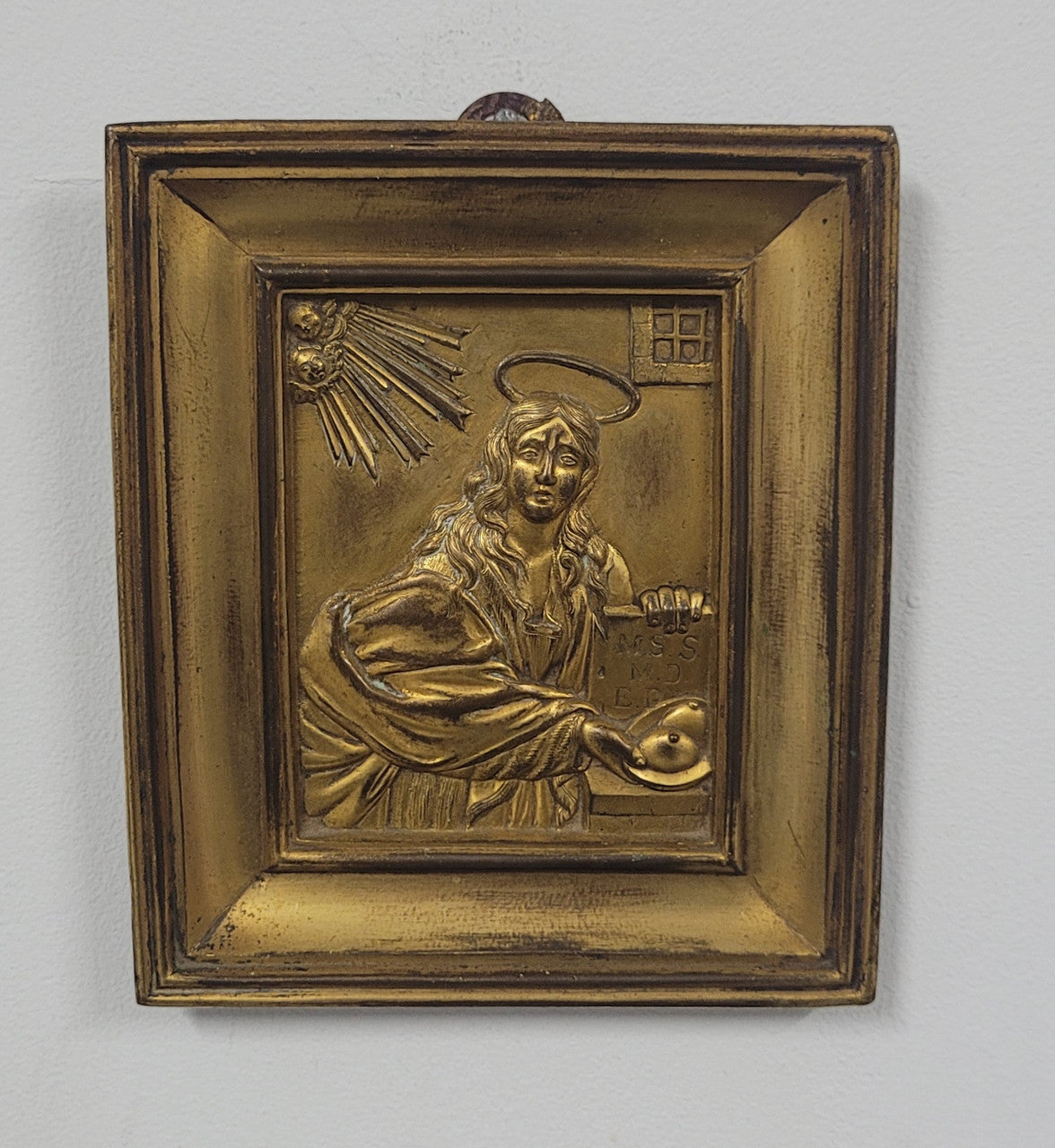Early 19th Century Gilt Bronze Doctors Plaque
