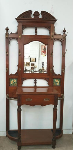 A Monumental Late Victorian Walnut Hall Stand | Antique & Vintage | Moonee Ponds Antiques | Australia Wide Delivery