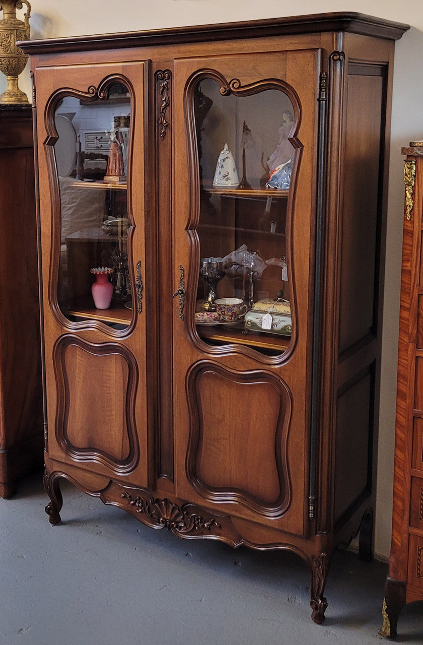 French Walnut Louis XV Style Bookcase | Antique & Vintage | Moonee Ponds Antiques | Australia Wide Delivery
