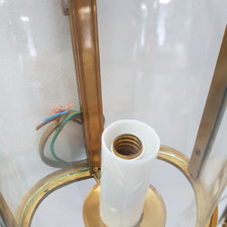 A Pair French Gilt Louis XVI Style Wall Lanterns With Moulded Glass Surround | Antique & Vintage | Moonee Ponds Antiques | Australia Wide Delivery