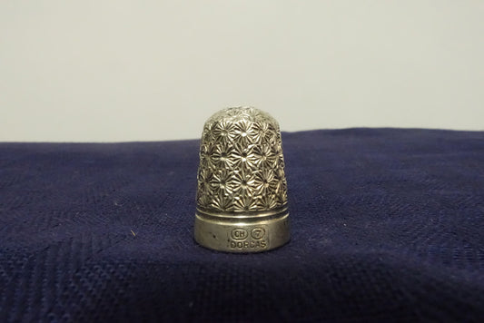 Antique Dorcas Flora Combination Pattern Thimble-1