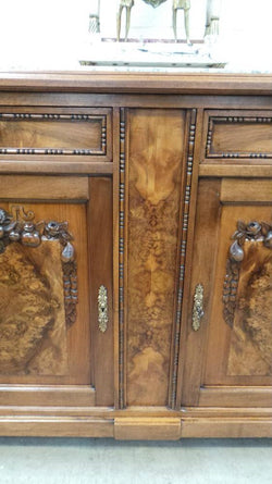French Burr Walnut Buffet | Antique & Vintage | Moonee Ponds Antiques | Australia Wide Delivery