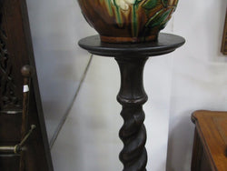 Jacobean Barley Twist Pedestal | Antique & Vintage | Moonee Ponds Antiques | Australia Wide Delivery