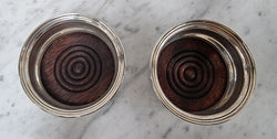 Quality Vintage Sterling Silver Wine Coasters | Antique & Vintage | Moonee Ponds Antiques | Australia Wide Delivery