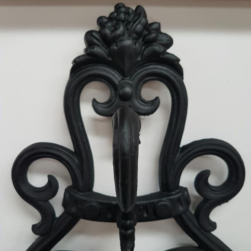 Black Antique Cast Iron Coat Stand