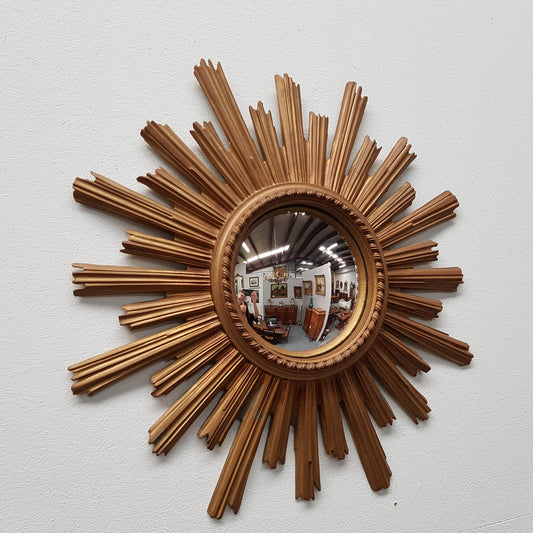 French Sunburst Wall Mirror