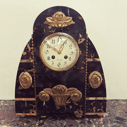 French Art Deco Mantle Clock | Antique & Vintage | Moonee Ponds Antiques | Australia Wide Delivery