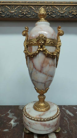 French Marble Clock Set | Antique & Vintage | Moonee Ponds Antiques | Australia Wide Delivery