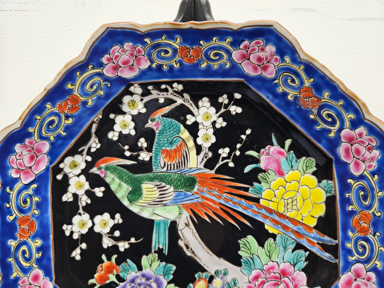Early 20th Century Chinese Famille Noire Plate | Antique & Vintage | Moonee Ponds Antiques | Australia Wide