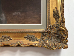 Vintage Framed Floral Painting Of Roses | Antique & Vintage | Moonee Ponds Antiques | Australia Wide Delivery