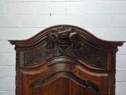 French Oak "Bonnetiere" Cupboard of Narrow Proportions | Antique & Vintage | Moonee Ponds Antiques | Australia Wide Delivery