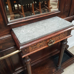 French Henry II Walnut Hall Stand | Antique & Vintage | Moonee Ponds Antiques | Australia Wide Delivery