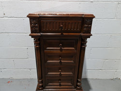 French Walnut Henry 2nd Style Single Side Cabinet | Antique & Vintage | Moonee Ponds Antiques | Australia Wide Delivery