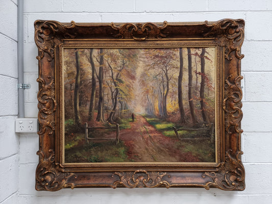 Beautifully Framed French Impressionist Oil on Canvas
