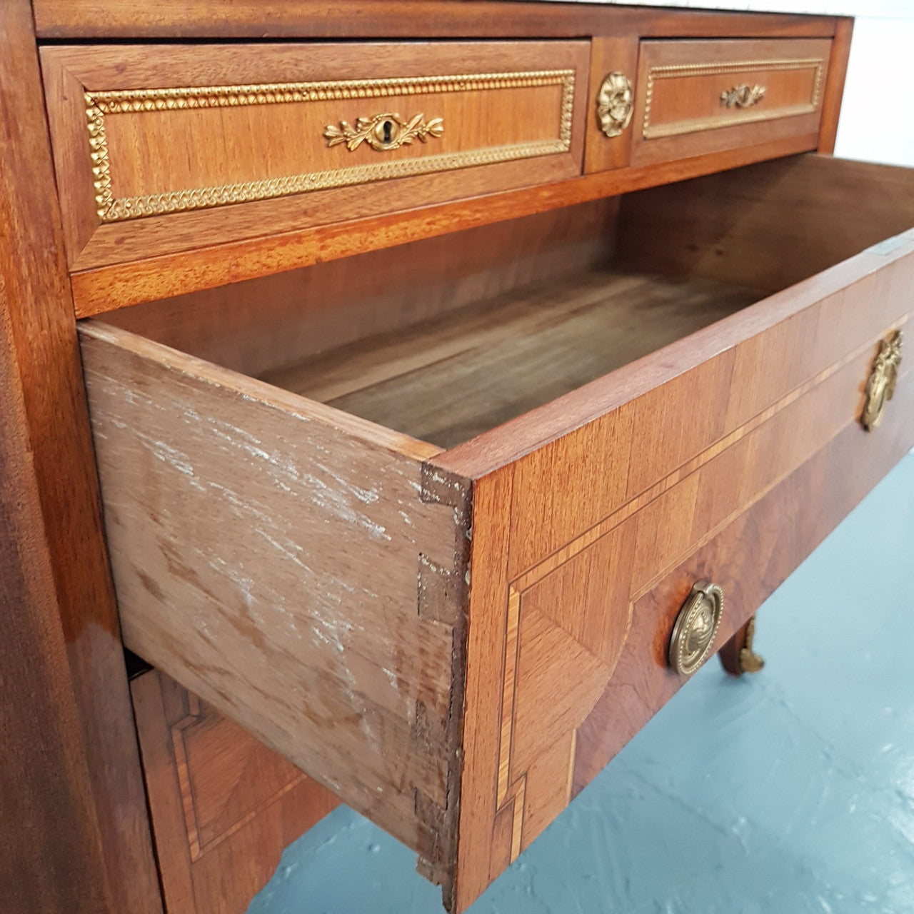 French 19th Century Louis XVI Style Transitional Commode Signed Longrez | Antique & Vintage | Moonee Ponds Antiques | Australia Wide Delivery