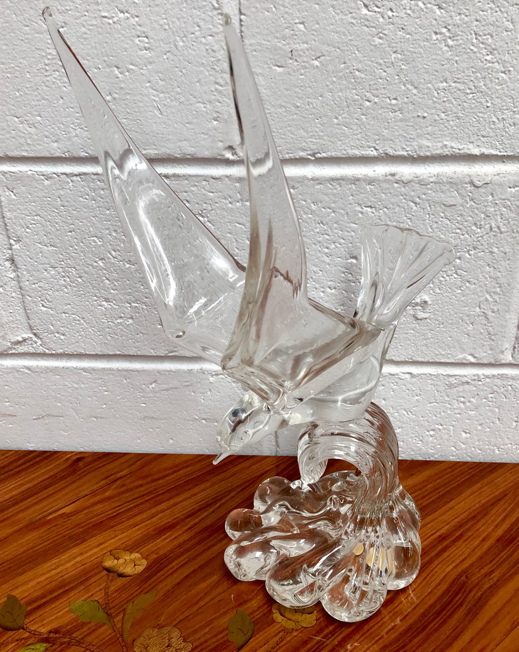 Stunning Sculptural Murano Glass Bird