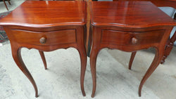 Pair of French Style Mahogany Bedside Cabinets | Antique & Vintage | Moonee Ponds Antiques | Australia Wide Delivery