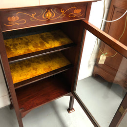 Art Nouveau Music Cabinet