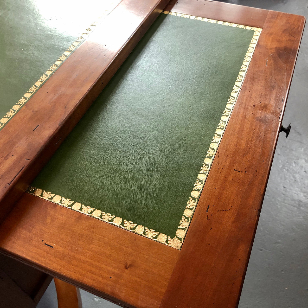 Fabulous Vintage leather top desk