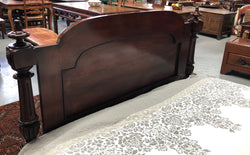 Antique Carved Mahogany Half Tester Poster Bed | Antique & Vintage | Moonee Ponds Antiques | Australia Wide Delivery