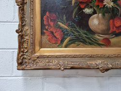 Beautiful Framed French Oil Painting | Antique & Vintage | Moonee Ponds Antiques | Australia Wide Delivery