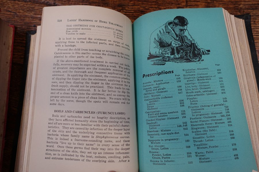 Ladies Handbook Of Home Treatment | Antique & Vintage | Moonee Ponds Antiques | Australia Wide Delivery
