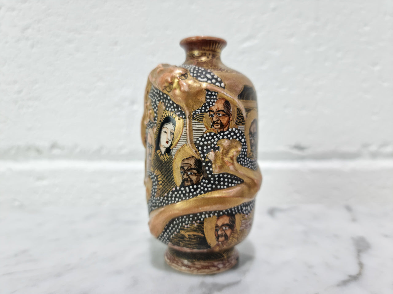 Antique Japanese Mini Satsuma Vase | Antique & Vintage | Moonee Ponds Antiques | Australia Wide Delivery