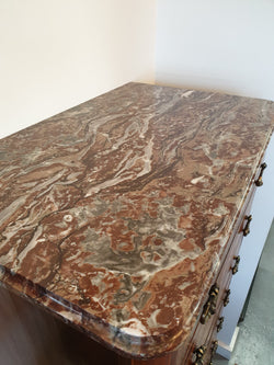 Louis XV Style Inlaid Marble Top Seminar | Antique & Vintage | Moonee Ponds Antiques | Australia Wide Delivery