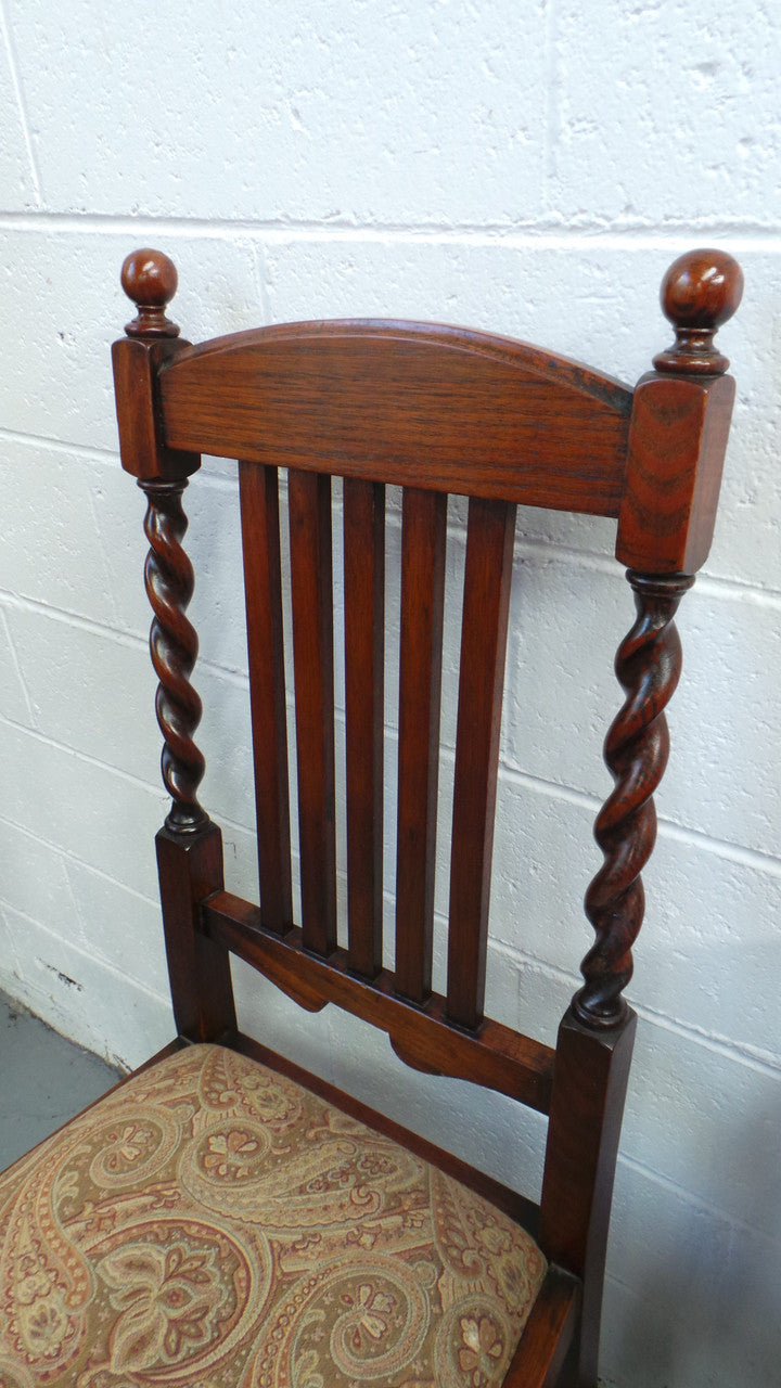 Beautiful Antique Jacobean Oak Dining Table And Chairs