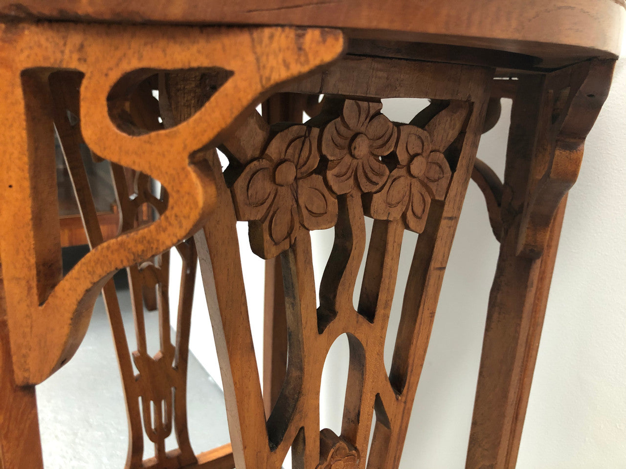 Arts and Crafts Carved Occasional Table | Antique & Vintage | Moonee Ponds Antiques | Australia Wide Delivery