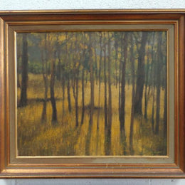 Framed Oil on Board Painting