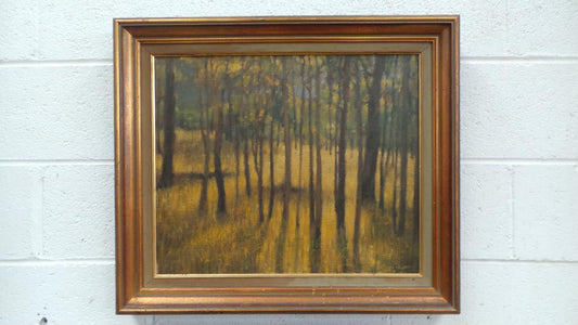 Framed Oil on Board Painting