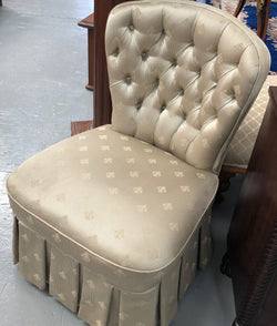 Lovely Upholstered Boudoir Chair | Antique & Vintage | Moonee Ponds Antiques | Australia Wide Delivery