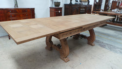 Antique French Oak Spanish Style Parquetry Top Extension Table | Antique & Vintage | Moonee Ponds Antiques | Australia Wide Delivery