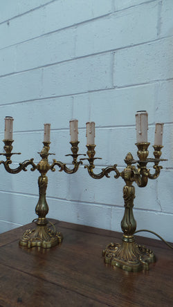 Gorgeous pair of Antique French Gilt Bronze Girandoles | Antique & Vintage | Moonee Ponds Antiques | Australia Wide Delivery