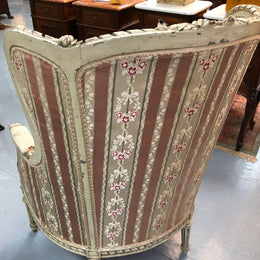 French Wing Back Chair