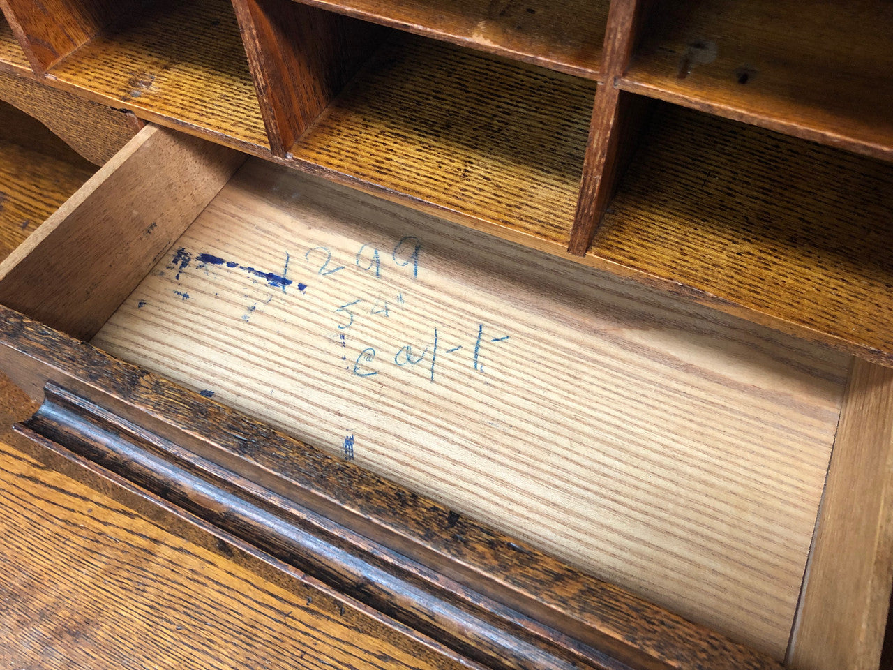 Fabulous American Oak Roll Top Desk