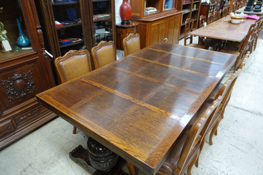 Grand French Oak Extension Table