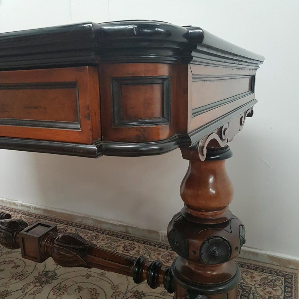 19th Century French Burr Walnut Salon Table | Antique & Vintage | Moonee Ponds Antiques | Australia Wide Delivery
