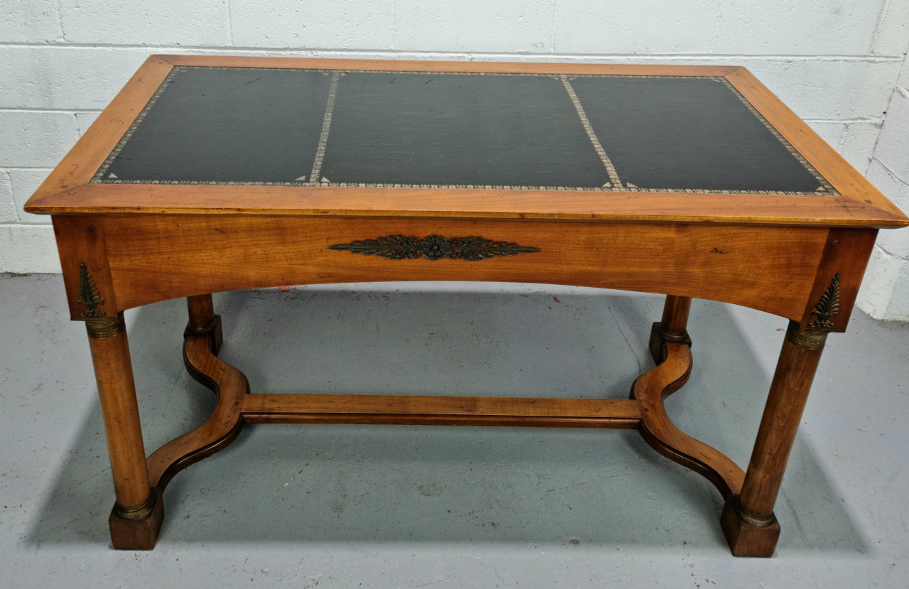 Empire Style Walnut Desk With Pull Out Writing Slides | Antique & Vintage | Moonee Ponds Antiques | Australia Wide Delivery