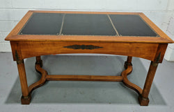 Empire Style Walnut Desk With Pull Out Writing Slides | Antique & Vintage | Moonee Ponds Antiques | Australia Wide Delivery
