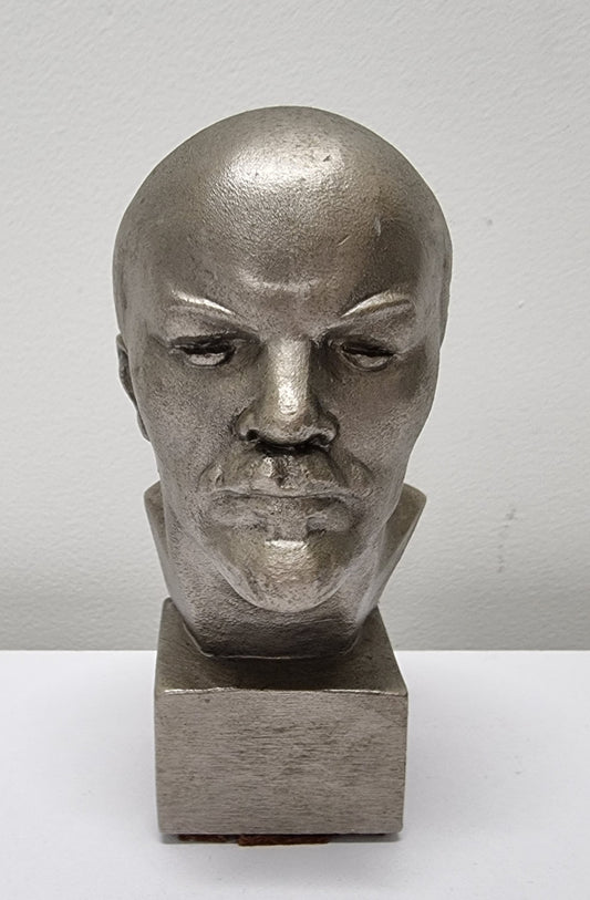 Unusual Aluminum Bust of Lenin. It is in good original condition and has been sourced locally. Please view photos as they help form part of the description.