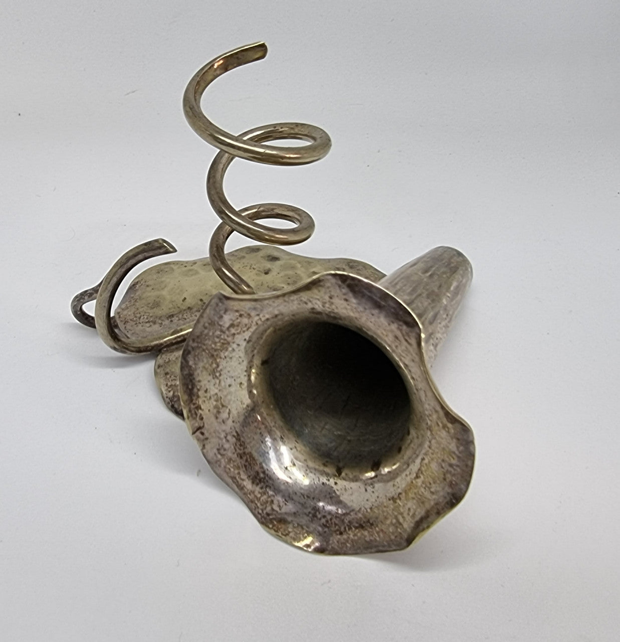 Gorgeous Arts and Crafts Silver plate Posy Vase