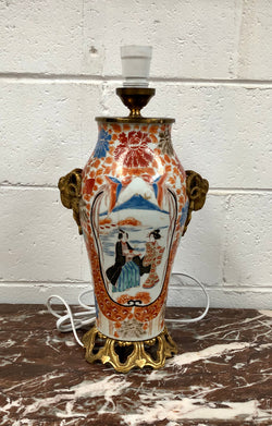 Japanese Imari Style Lamp Base | Antique & Vintage | Moonee Ponds Antiques | Australia Wide Delivery
