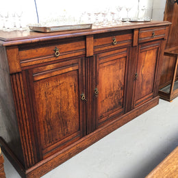 Australian Solid Cedar Three Door Sideboard