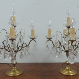 An Amazing Pair Of Parisian Girandole Lamps
