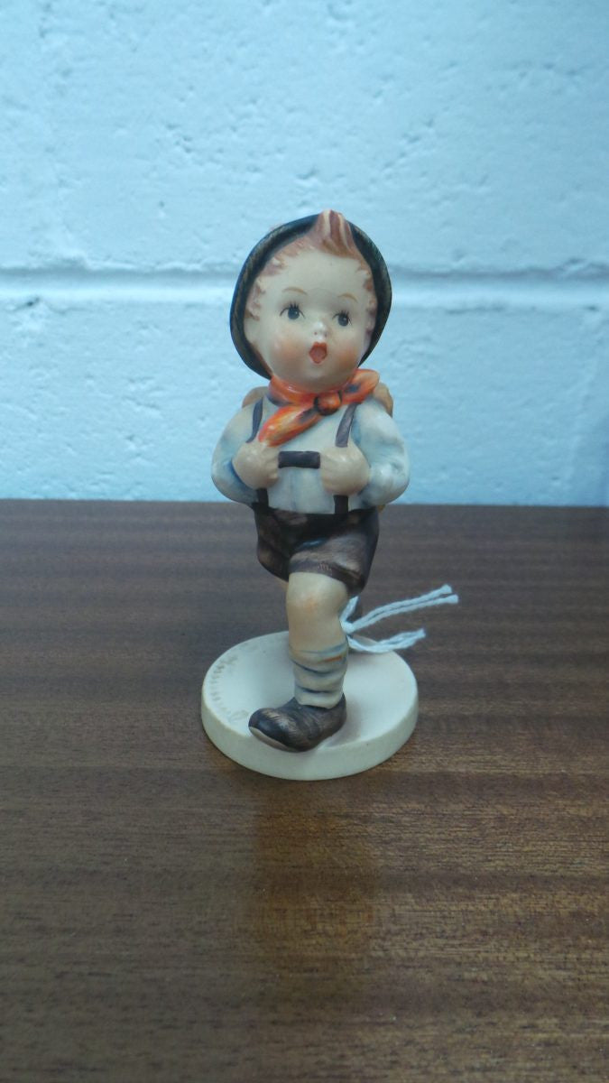 Goebel Hiking Boy Figurine | Antique & Vintage | Moonee Ponds Antiques | Australia Wide Delivery
